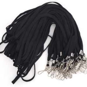 Lanyards-Cotton-Black
